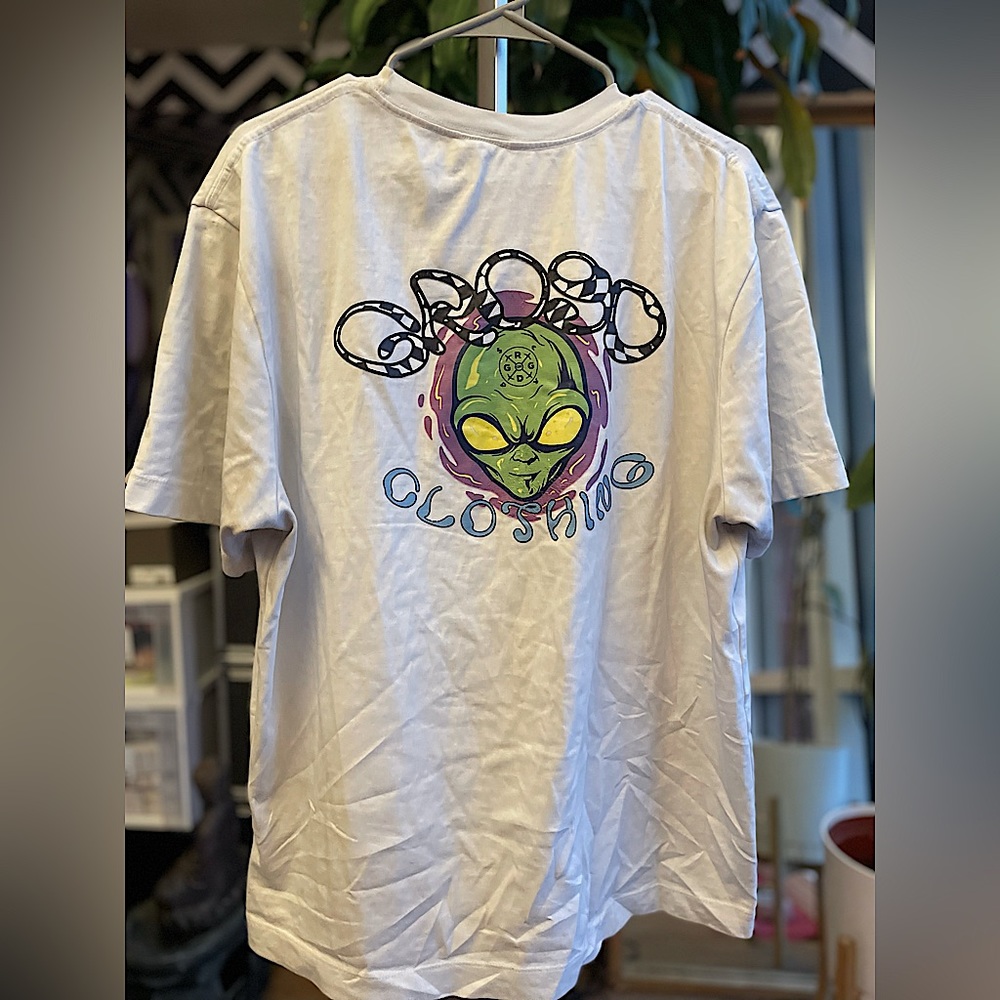 Grogd logo Alian design tee